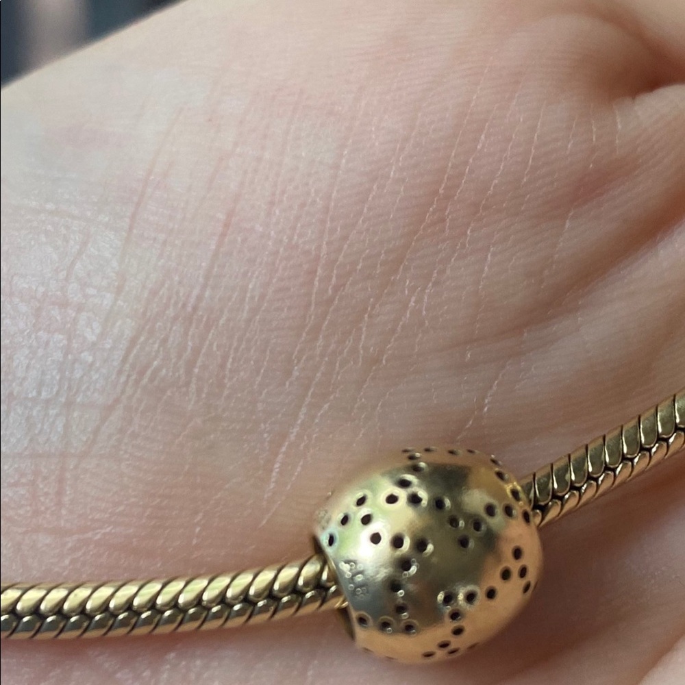 14kt pandora charm starlight retired - Picture 4 of 5